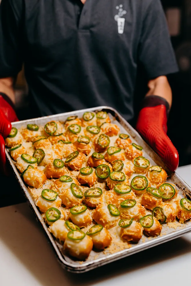 Jalapeño Cheddar Pretzel Bites